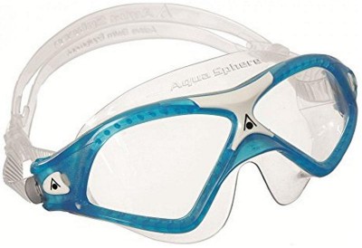 очки AQUA SPHERE SEAL XP2 138.010 изумр/бел. оправа  прозрач. линзы.