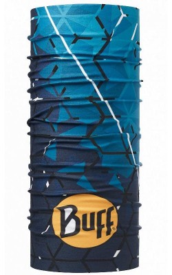 бандана BUFF 115178 UV PROTECTION HELIX OCEAN  т-син/голуб/син. лого принт