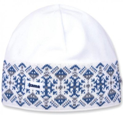 шапка KAMA A90-100  бел.  шерсть/акрил