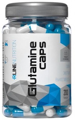 спорт.питание капсулы R-LINE GLUTAMINE CAPS 200 шт.