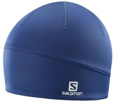 шапка SALOMON ACTIVE BEANIE 402975  т-син.