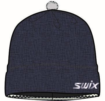 шапка SWIX MYRENE 46800-11006  син.меланж.  полиэстер