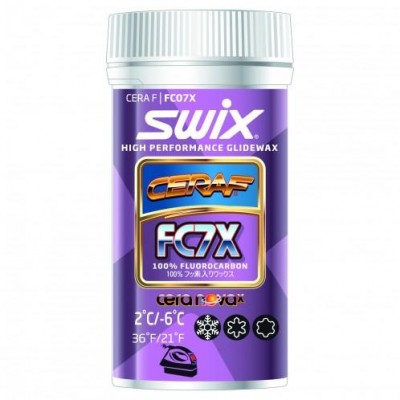 порошок SWIX FC07X Cera F фиолет. +2°/-6°С  30г
