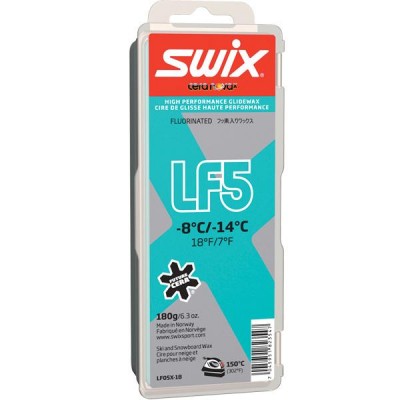 парафин LF SWIX LF05X-180 низкофтор. -8°/-14°C 180г