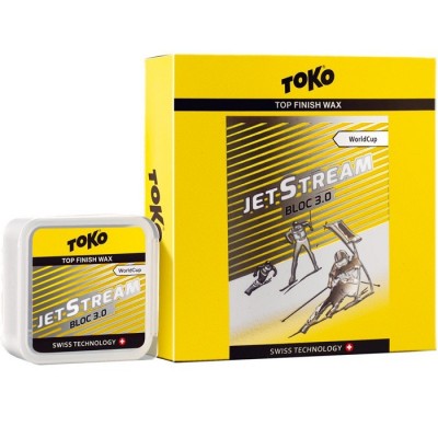 ускоритель TOKO JetStream Block 3.0 Yellow 5503017  для всех типов снега   +10°/-4°С   20г