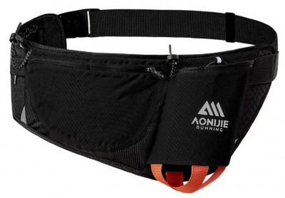 подсумок AONIJIE W8119-001 Black черн. с карманом для фляги 450мл