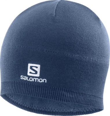 шапка SALOMON BEANIE LC14240  сер/син.