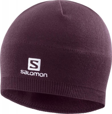 шапка SALOMON BEANIE LC14244  бордо