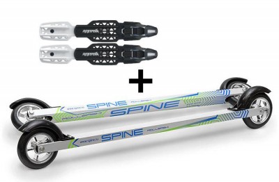 роллеры SPINE Concept Alu Skate коньк. с креплениями.NNN  рез.колеса 100х24мм