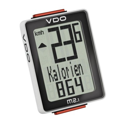 велокомпьютер VDO M2.1 4-30020  10 функц. черн/бел.